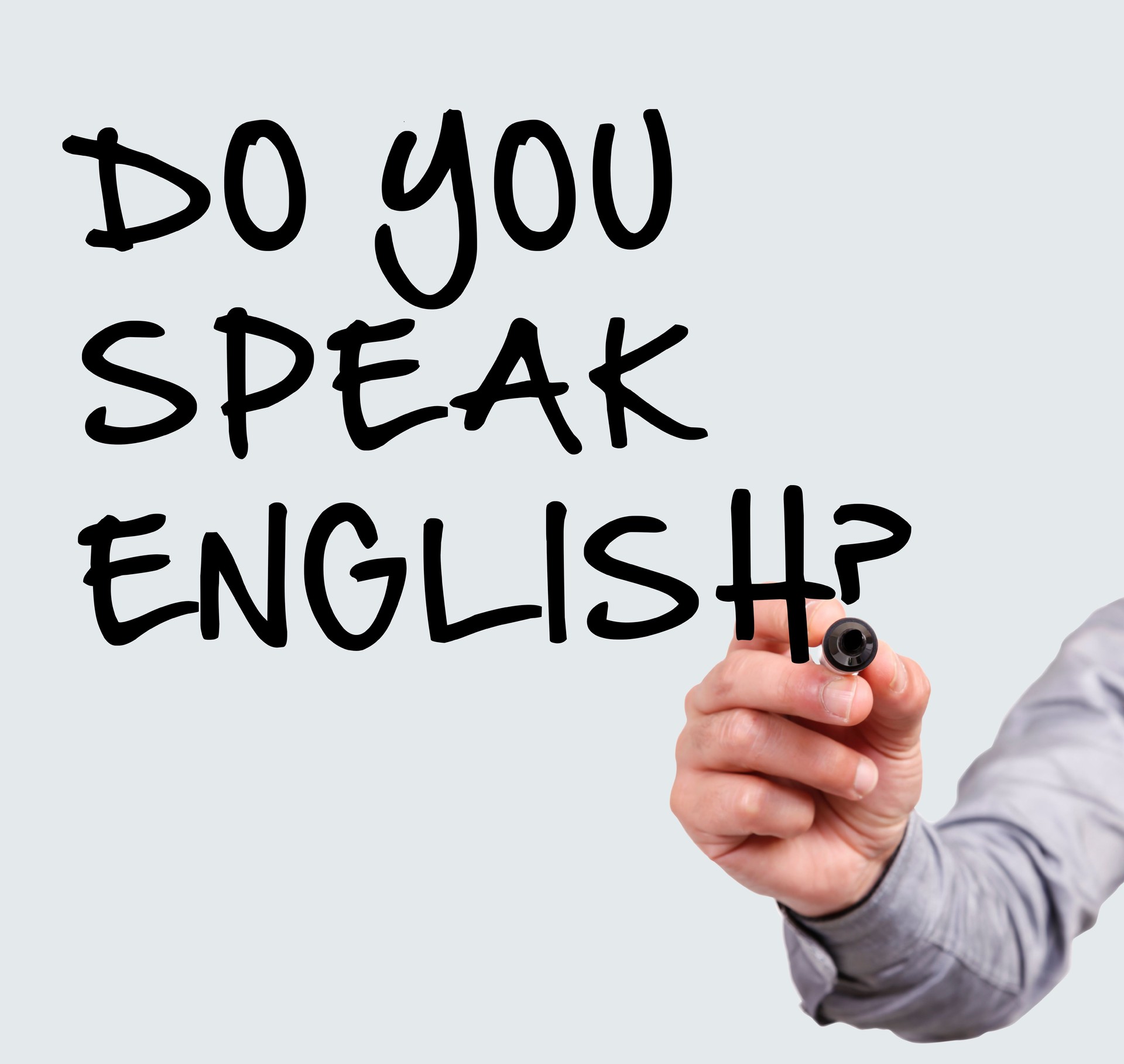 Writing do you speak english