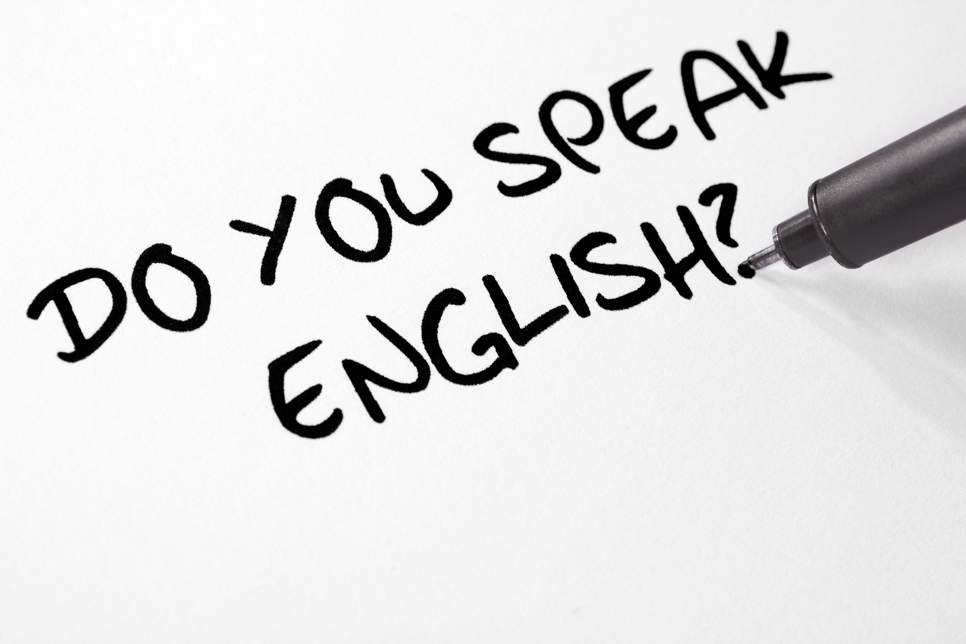 Writing Do You Speak English?